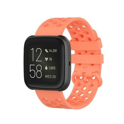Fitbit Versa Szilikon Szíj - Narancs - 23mm 128075449