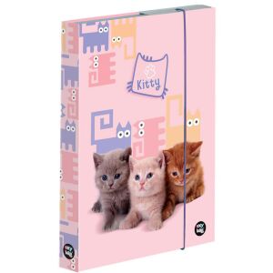 Cicás füzetbox A/5, Pets, rózsaszín 128082612 - Füzetbox