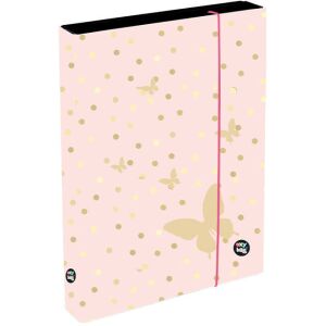 Lepkés füzetbox A/5, jumbo, OXY GO Butterfly, barack színű 128082637 - Füzetbox