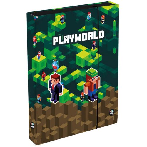 Minecraft mintás füzetbox A/5, jumbo, Playworld