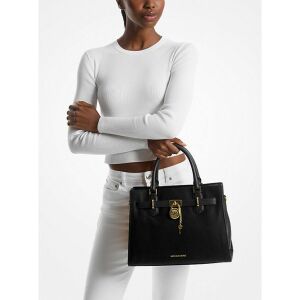 MICHAEL KORS Hamilton fekete bőr táska modellen - Divat & Öltözködés