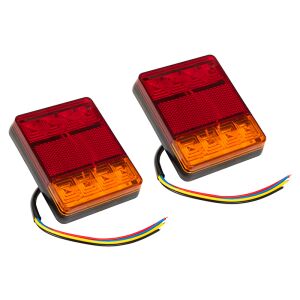 LED utánfutó lámpa készlet ferde nézet, 12V, 2 darab - Jármű csatlakozó és szerelvény