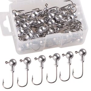 Ólomfejű horgászhorog 5 db - 1 g