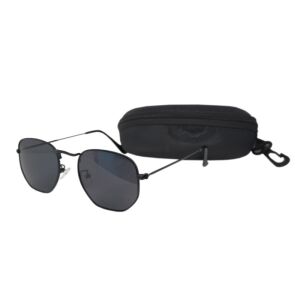 Ultrakönnyű fémkeretes polarizált uniszex napszemüveg, fekete 135915424 - Férfi napszemüveg