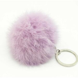 Műszőrme pompom, rózsaszín
