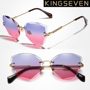 KINGSEVEN keret nélküli színátmenetes női napszemüveg, színes 139150059 - KINGSEVEN