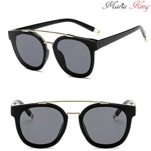 Fekete, műanyag és fém keretes napszemüveg 139148242 - Női napszemüveg