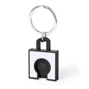 Érmetartó érmével - kulcstartó, bevásárláshoz nélkülözhetetlen