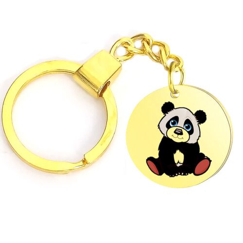 Arany Pandás Kulcstartó, Kerek Panda Kulcstartó