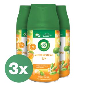 Air Wick Freshmatic Mediterranean Summer Refill pentru odorizator de aer automat 3x250ml 141187864 - Odorizator de aer automat