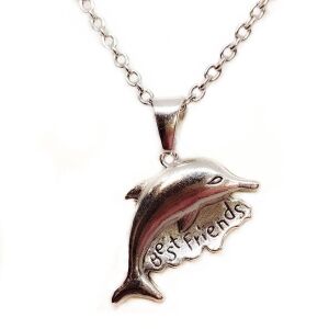 Delfines Best Friends (legjobb barátok) gyerek nyaklánc medállal
