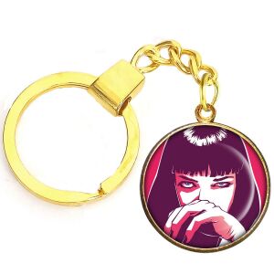 CARSTON Elegant Anime Uma kulcstartó ezüst vagy arany színben