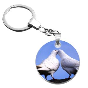 Galambszerelem kulcstartó