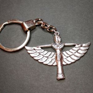 Egyiptomi istennő kulcstartó