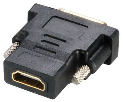 Akasa DVI-D - HDMI Fekete