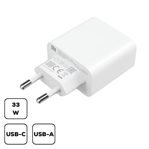 Xiaomi 33W Töltő USB-C és USB-A Portokkal - Műszaki cikk és elektronika