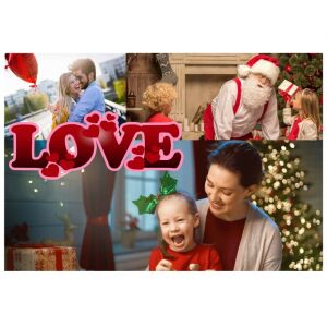 Puzzle – Saját fotókkal és LOVE felirattal... (120 db-os)