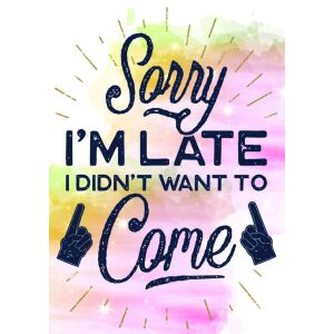 Puzzle – Bocs, hogy késtem, nem akartam jönni (120 db-os)