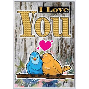 Falikép – I love you, madaras (videóvetítő opcióval)