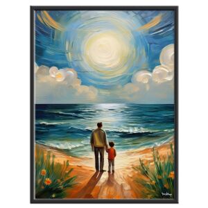 Falikép – Apa és fia (videóvetítő opcióval)