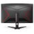 Rear of AOC C32G2ZE/BK 31.5 inch curved gaming monitor