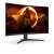 AOC G2 C32G2ZE/BK 31.5 inch curved gaming monitor, angled view
