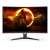 AOC C32G2ZE/BK 31.5 inch Curved Gaming Monitor - Front View Displaying Fantasy Art