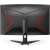 AOC C32G2ZE/BK 31.5 inch Gaming Monitor - Rear View with Stand