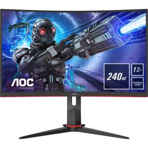 AOC C32G2ZE/BK 240Hz Curved Gaming Monitor with FreeSync Premium - AOC