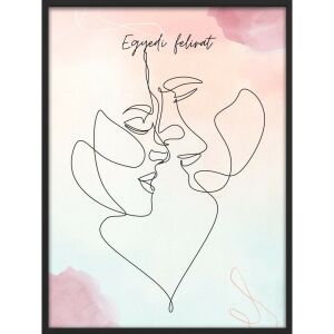 Falikép – Rajzos pár (videóvetítő opcióval)