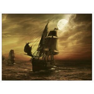 Falikép – Vitorlások a viharban (videóvetítő opcióval)