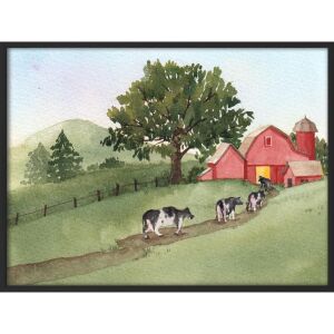 Falikép – Vidéki táj 2. (videóvetítő opcióval)