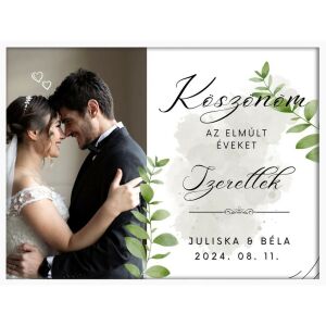 Falikép - ESKÜVŐ a te fotóddal 3. (videóvetítő opcióval)