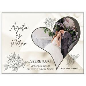 Falikép - ESKÜVŐ a te fotóddal 2. (videóvetítő opcióval)