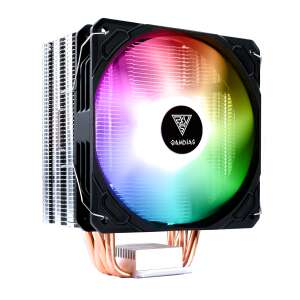 GAMDIAS BOREAS E1-410 CPU-Kühler mit RGB-Lüfter, schwarz - PC-Ventilator