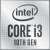 Procesor Intel Core i3 10. generácie, detail