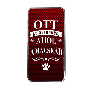 USB kétoldalas öngyújtó, Ott az otthonod, ahol a macskád... (dobozban), egyedi felirattal és fotóval is, több színben