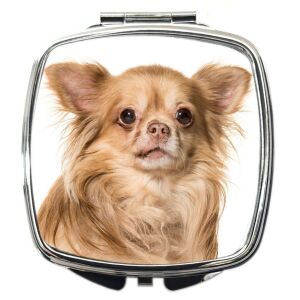 Sminktükör kutyás mintával 4. (feliratozható)