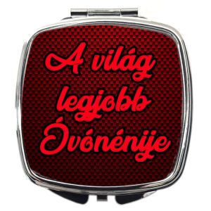 Sminktükör A világ legjobb óvónénije (módosítható) felirattal, több színben