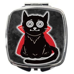 Sminktükör vámpírcicás képpel (feliratozható), több színben