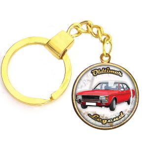 CARSTON Elegant Oldtimer Ford kulcstartó ezüst vagy arany színben