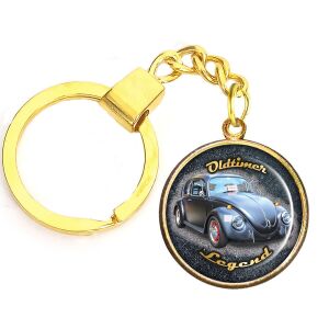 CARSTON Elegant WW Bogár kulcstartó ezüst vagy arany színben