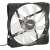 Počítačový ventilátor Akyga AW-12D-LED 12cm RGB LED, čierny