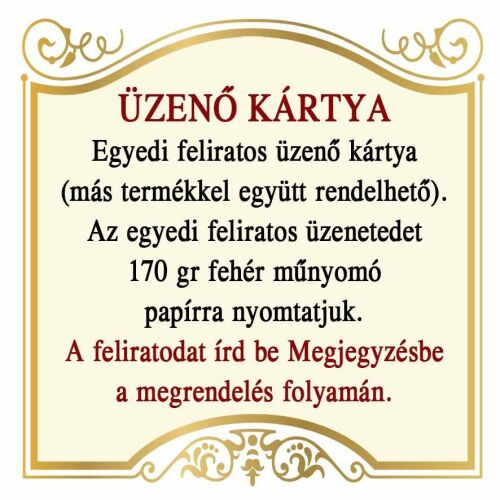 Egyedi üzenőkártya a Te feliratoddal (8x8 cm) műnyomó papíron 139159495