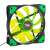 Ventilator PC Akyga AW-12E-BG 12cm cu LED verde