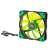 Akyga AW-12E-BG 12cm green LED PC fan