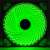 Akyga AW-12E-BG 12cm green LED PC fan