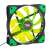 Akyga AW-12E-BG 12cm green LED PC fan