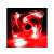 Akyga AW-12A-BR 12cm transparent PC fan with red LED lighting