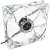 Akyga AW-12A-BR 12cm transparent PC fan with red LED lighting